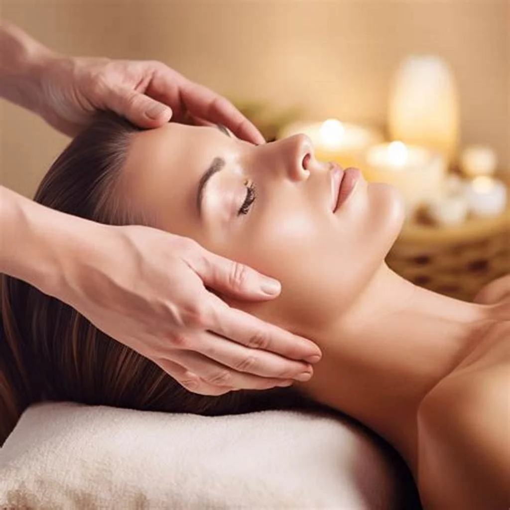 Head message by therapist